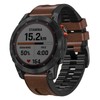 Abanen Leather Watch Band for Garmin Fenix 8 51mm /