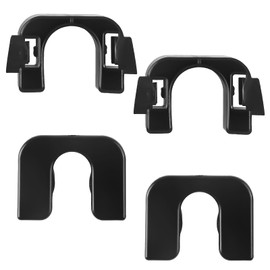 2 Sets of Parcel Shelf Clip Compatible with Ford Fiesta Mk7 Mk8 Boot Cover Holder for Focus B-Max C-Max Parcel Shelf Clip High Quality Material, Easy to Install and Stable (Black)