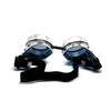 Ultra Silver with Blue Lenses Steampunk Goggles Mens Womens Cyber