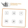 OHPHCALL 1pc Stainless Steel Strainer Kettle Tea Pot with Automatic