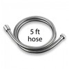 Stainless Steel Shower Hose, PVC-Free Silicon Innerlining (5-ft)