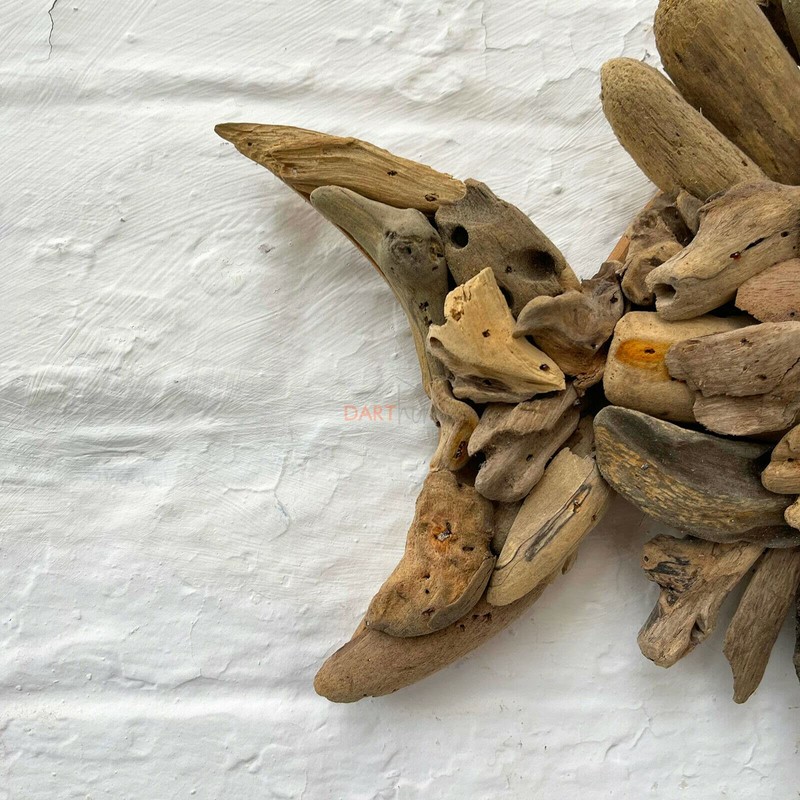 Darthome Ltd Natural Rustic Driftwood Wall Fish Decorative Home Sculpture