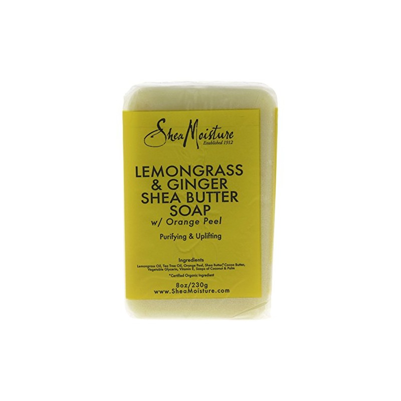 SheaMoisture Lemongrass & Ginger Shea Butter Soap - 8 oz