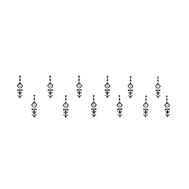 Comet Busters Black Designer Bindis