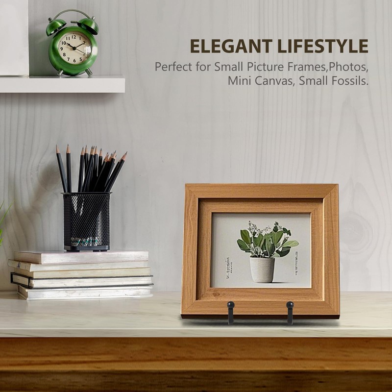 Plate Holder Easel Display Stand - 3 inch Metal Plate
