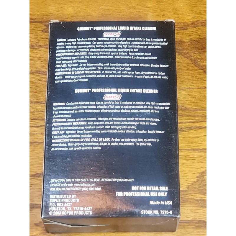 Gumout Fuel System Cleaner 2-step Kit