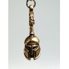 Spartan 4" Handmade Ancient Bronze Spartan Helmet Keychain