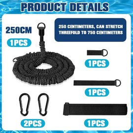 Swimming Belt Pool Adult, Countercurrent System for Pool, Swimming Belt for Adults and Children, Swimming Resistance Belt with 2.5-7.5 m Adjustable Swimming Rope for Swimming Training