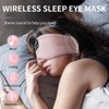 Sleep Mask Bluetooth 5.4 Headphones Soft Wireless Headband Eye Mask
