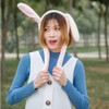 KESYOO Girls Hat Plush Hair Band Plush Hat Cap Ears