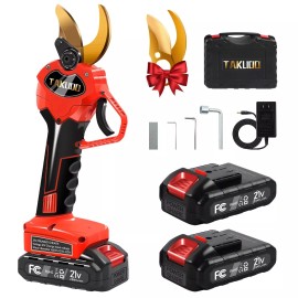 Takuoo Cordless Electric Pruning Shears, Professional Brushless Electric Secateurs E...