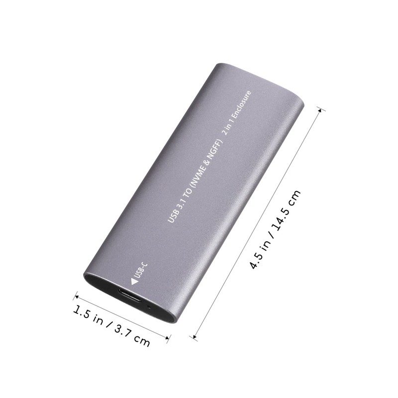 FELTECHELECTR Portable Ssd Box External Ssd Hard Disk Fast USB