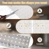 Dreamtrue 4PCS LED Backlight Sheet, 36W 6000K White Light Board,Bendable&Cuttable