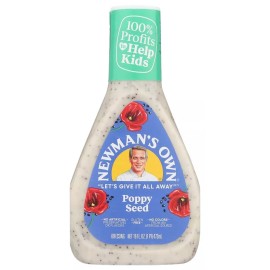 Newman's Own Salad Dressing Poppy Seed, 16-Ounce (Pack of 3)