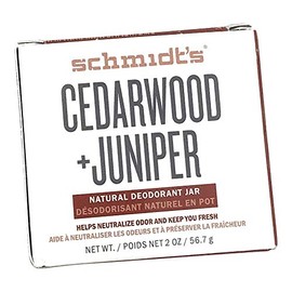 Schmidts Deodorant, Deodorant Jar Cedarwood Juniper, 2 Ounce