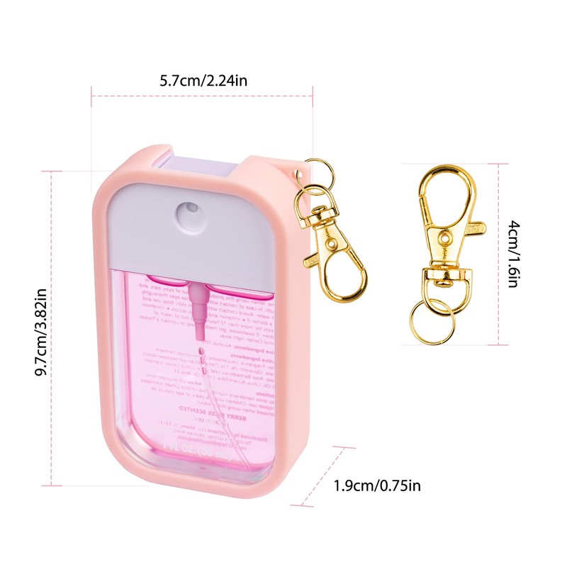 COCGVEL Silicone Case Compatible with Touchland Hand Sanitizer Spray, Protective