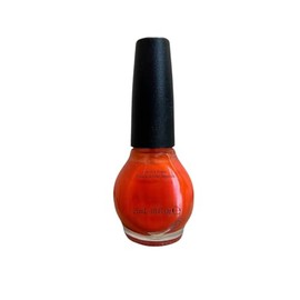 Nicole Nail Polish NI 345 Hello World 0.5 fl oz ~ Vibrant Orange High-Shine Finish