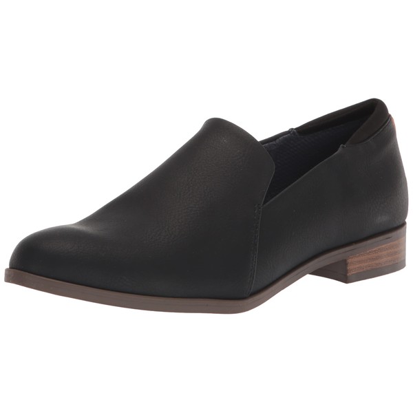 Dr. Scholl's Shoes Women's Rate Loafer Slip On Moc, Black, 8