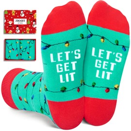 Zmart Christmas Gifts Stocking Socks for Kids - Holiday Socks Light Up Socks for Girls Boys, Christmas Stocking Stuffers