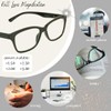 proSPORT Womens Reading Glasses 3.00 Full Lens Clear Black FrameChristmas