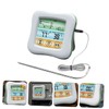 GRIRIW Touch Screen Food Thermometer Digital Thermometer for Cooking Accurate
