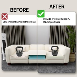 Tromlycs Couch Supports for Sagging Cushions Trapezoidal Furniture Seat Under Cushion Sag Repair Set of 2