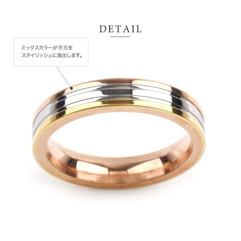 Cream Dot Ring, Women's, Popular, Metal Allergy, Stainless Steel, Ring,