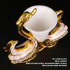 Swan Shape Dinnerware Set Light Luxury Exquisite Elegant Swan Shape