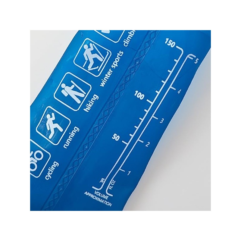 TXSN 250 ml Soft Flask, Hydration Flask Foldable Water Bottle