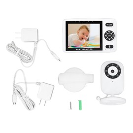 Baby Monitoring Camera 3.5in Night Vision Adjustable Angle Video Baby Monitoring Camera for Home US Plug AC 100 to 240V