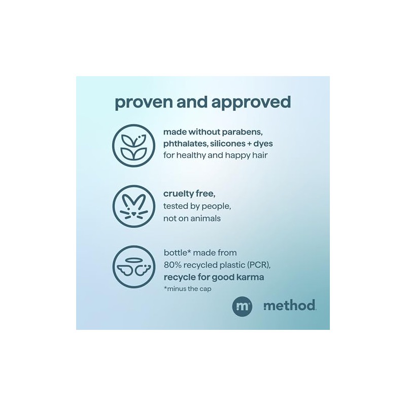 Method Champú Y Acondicionador 2 En 1 Para Hombres, Glaciar