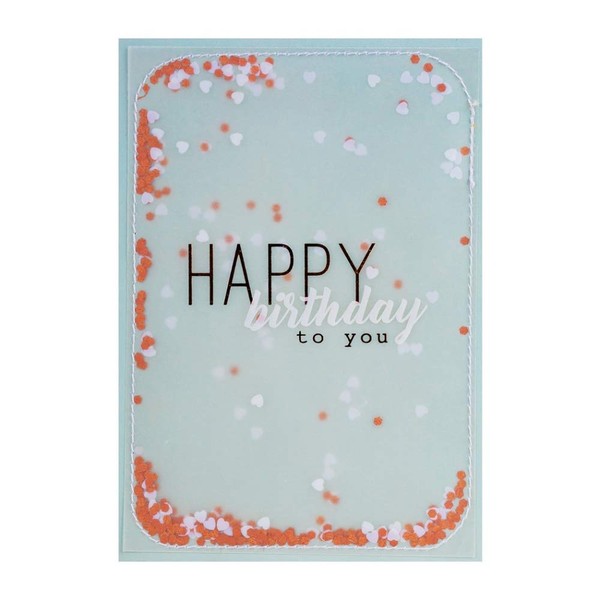 Räder Happy Birthday to You Confetti Card