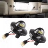 CHUSYYRAY 2x LED License Number Plate Lights White Lamps For