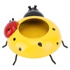 5.4cm Diameter Flower Pot Decor Ladybug Shaped Smoothing Surfaces Iron