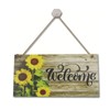 Global Trendy Sunflowers Welcome Sign Home Accents Handmade Welcome Sign