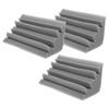 VICASKY 3pcs Corner Bass Trap Acoustic Tiles for Sound Insulation