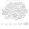 Pack of 60 Salt and Pepper Shaker Stoppers, Reusable Round