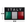 Italy Reflective IR Flag Patch Military Tactical Morale Europe Emblem