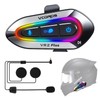 VCOROS Motorcycle Helmet Headset 2-Way 2 Riders Helmet Intercom