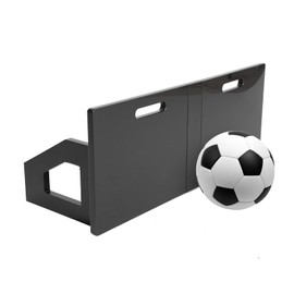 Jenified Soccer Trainer Football Soccer Rebounder Board Soccer Wall Foldable Rebound Board Multi-Angle for Pitch Training Football Skills Practice Shooting Practice Portable Field Training Tool，Black