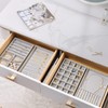 ProCase Stackable Jewelry Organizer Trays for Drawers, Jewelry Drawer Inserts