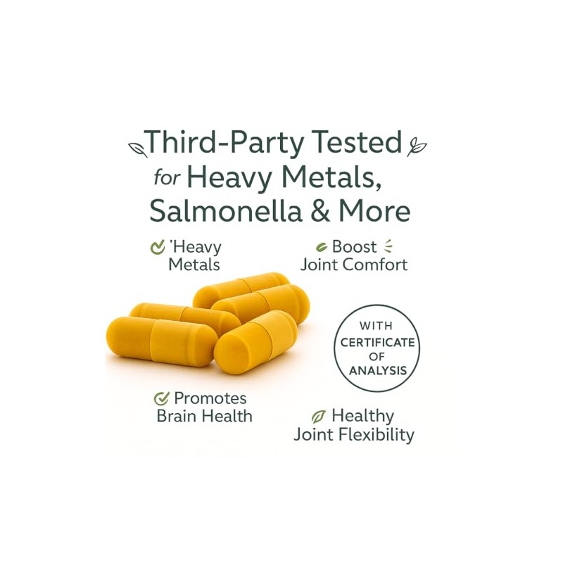 Me First Living Premium Turmeric Curcumin With Black Pepper, 95%
