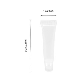 minkissy 40pcs Packing Tubes Glowy Gloss Mask Lip Glaze Tubes Container Liner Mini Squeeze Tubes Jars Wand Clear Hydrating Lip Tint Squeeze Cosmetic Tubes Primer Makeup Tubes Empty DIY Kit