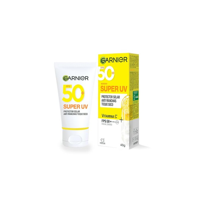 Garnier Super UV Toque Seco FPS 50 Protector Solar Facial