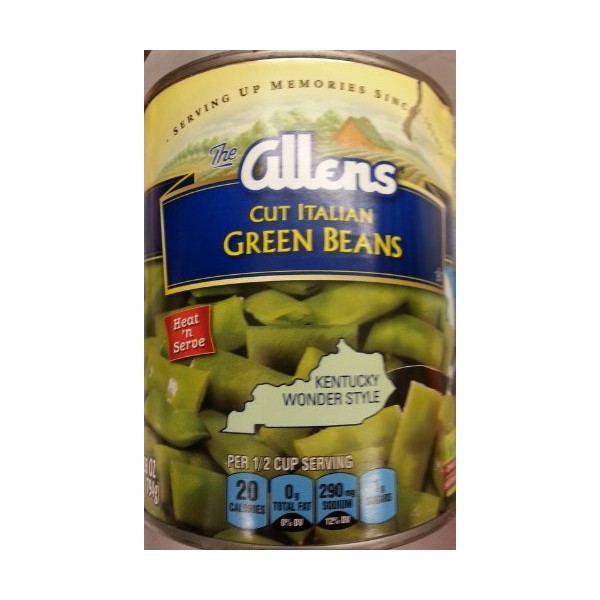 Allens Cut Italian Green Beans Kentucky Wonder Style 28 Ounce