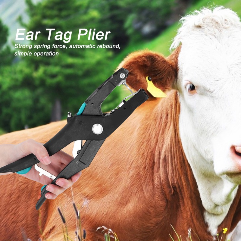 Ear Tag Plier Rebound Livestock Marking Accessory Tool for Pigs