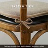 Elegant Comfort 8 Pack Chair Cushion Covers - Skid-Proof Rubber