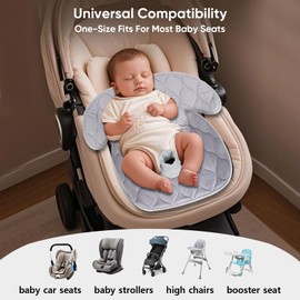 Pack of 2 Universal Child Seat Protector Pad for Potty Training, Piddle Pad Car Seat Protector, Waterproof Child Seat Pad, Baby Car Seat Protector for Handcart Car Seats