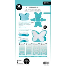 Studio Light SL Cutting Die Butterfly Box Essentials 282x147x1mm 13 PC nr.499