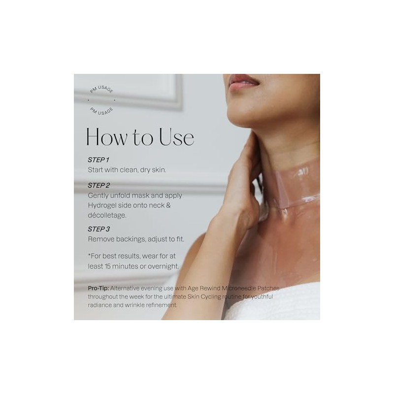 Karuna Máscara de colágeno de hidrogel para cuello y escote